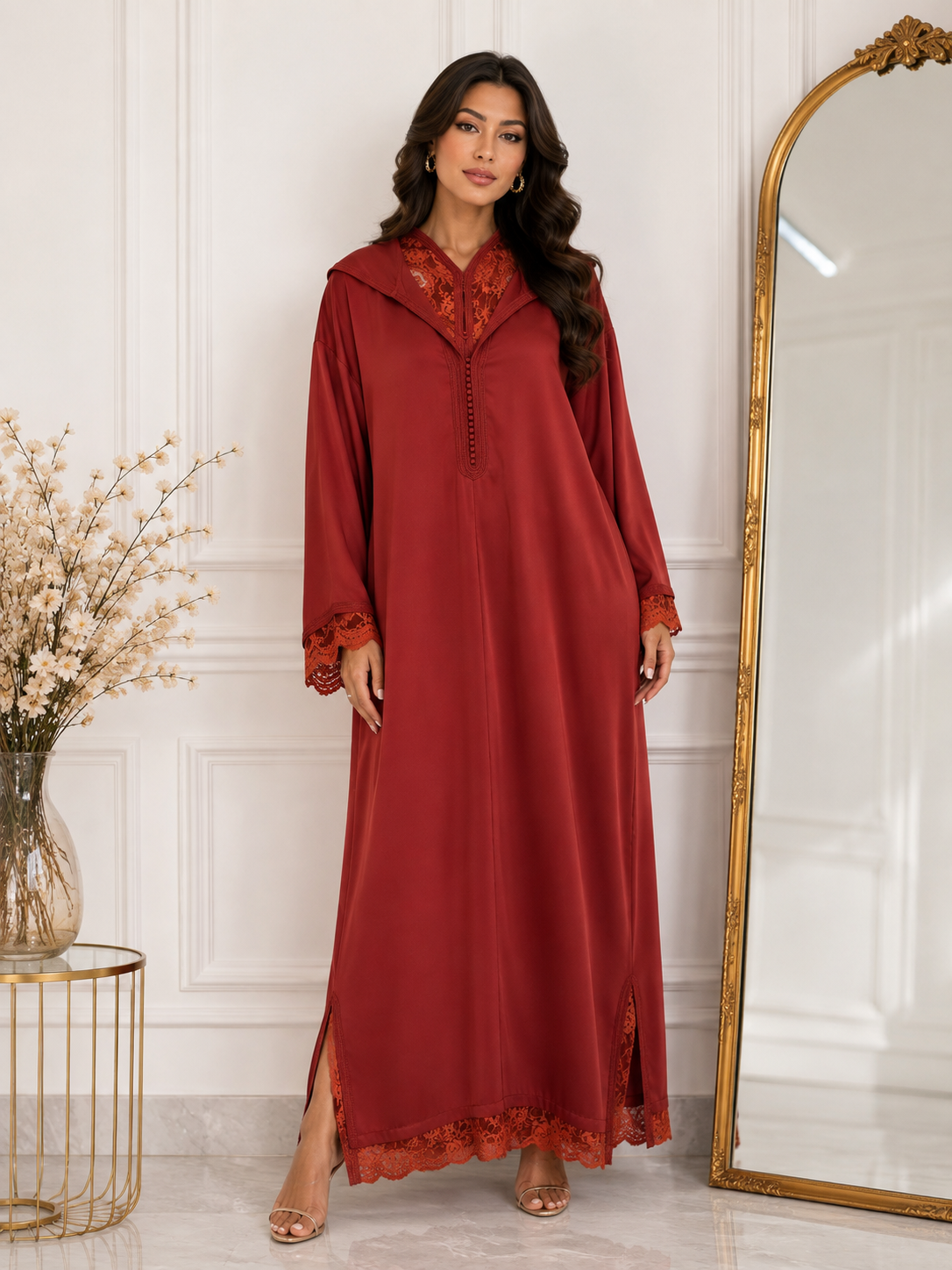 Jellaba 2 pieces dentelle