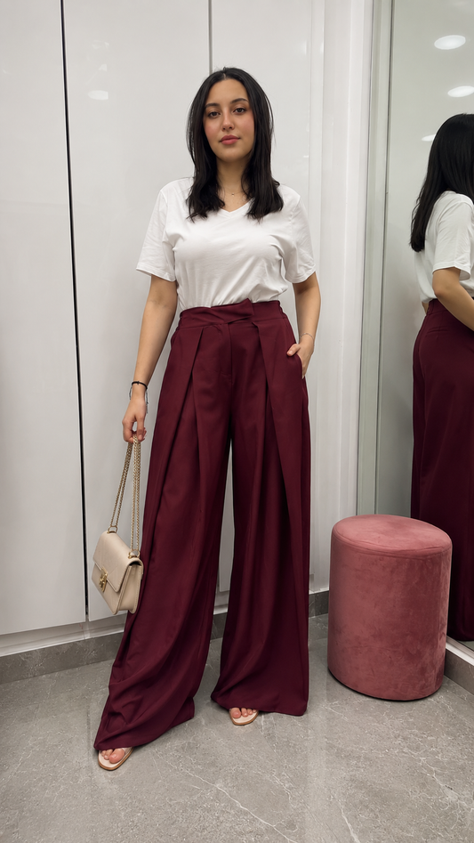 pantalon pince devant