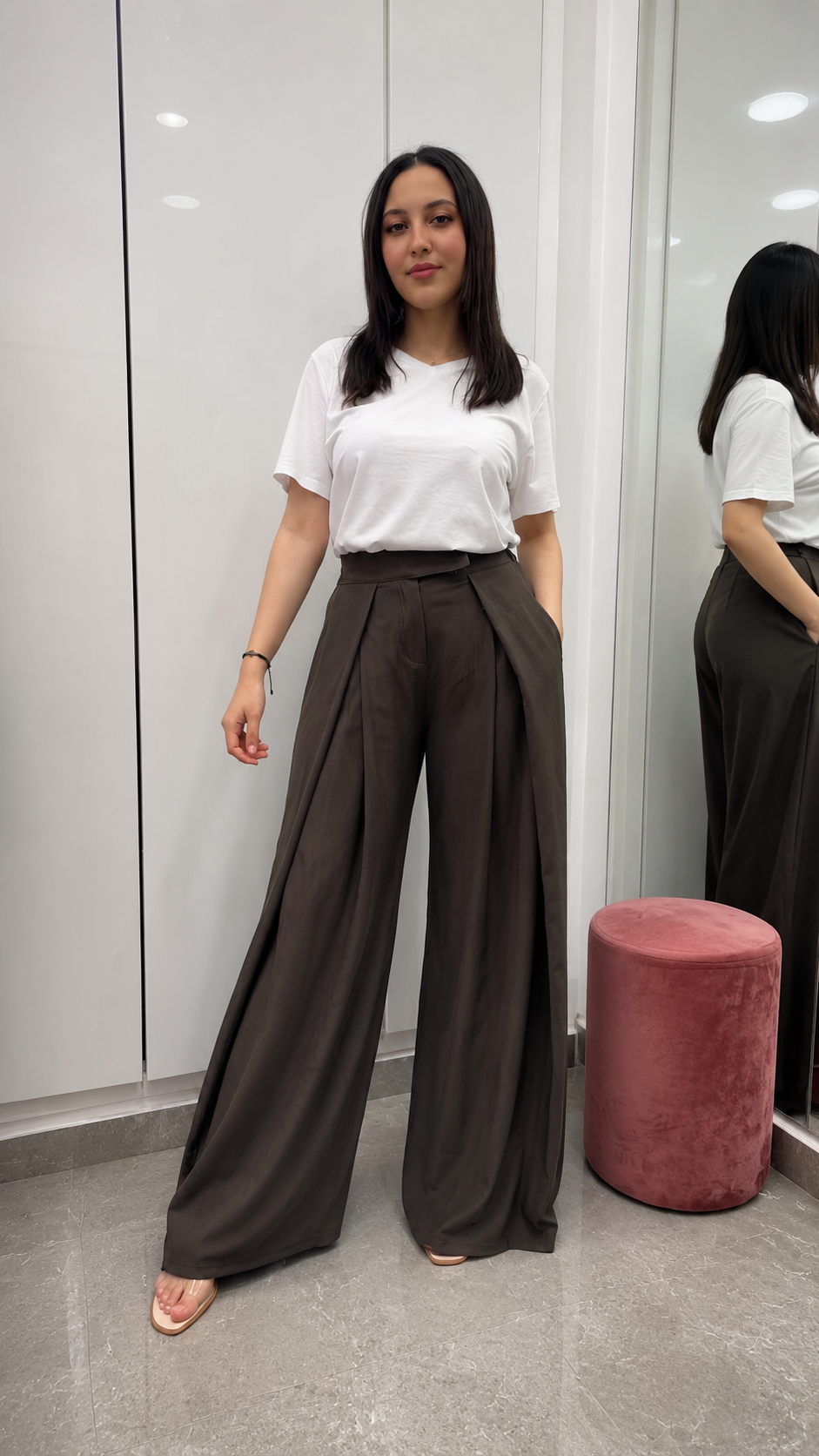 pantalon pince devant