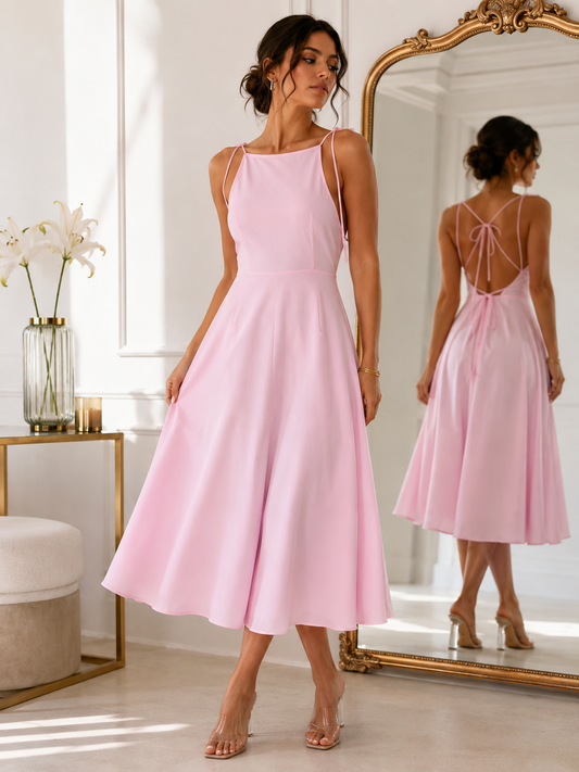 Robe longue débardeur dos