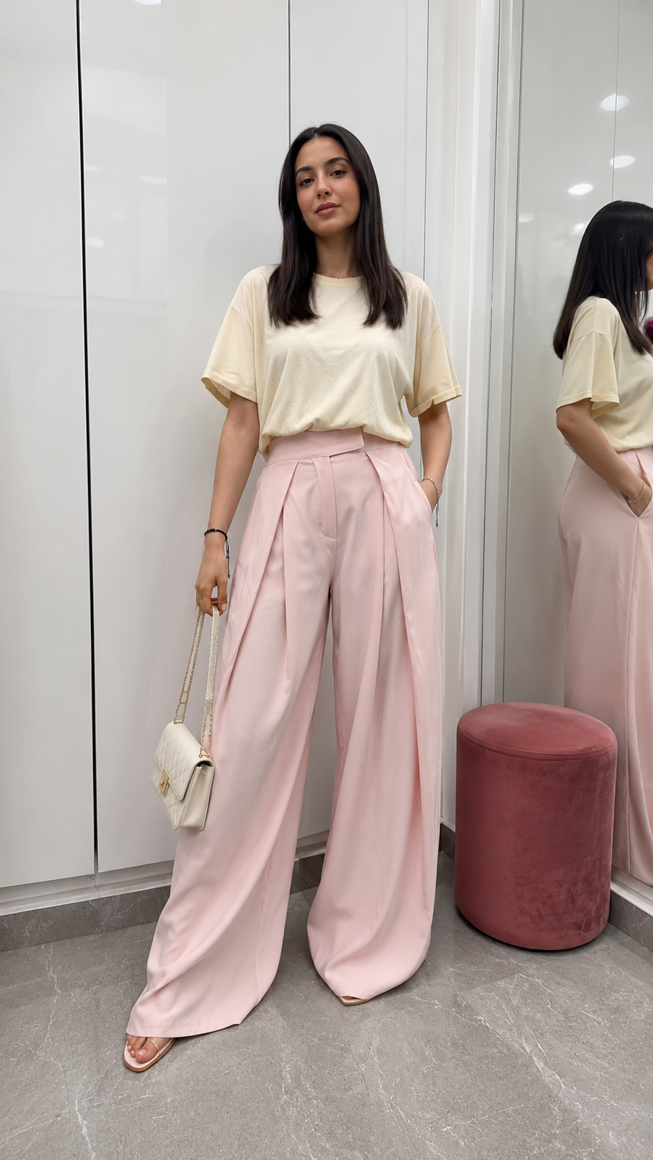 pantalon pince devant