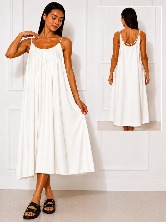 Robe débardeur cordon