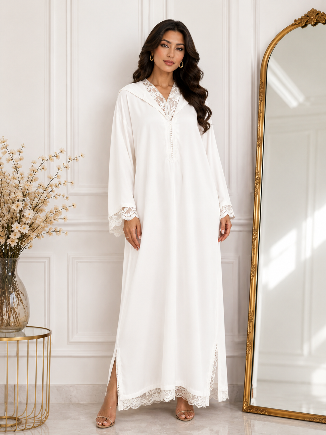 Jellaba 2 pieces dentelle