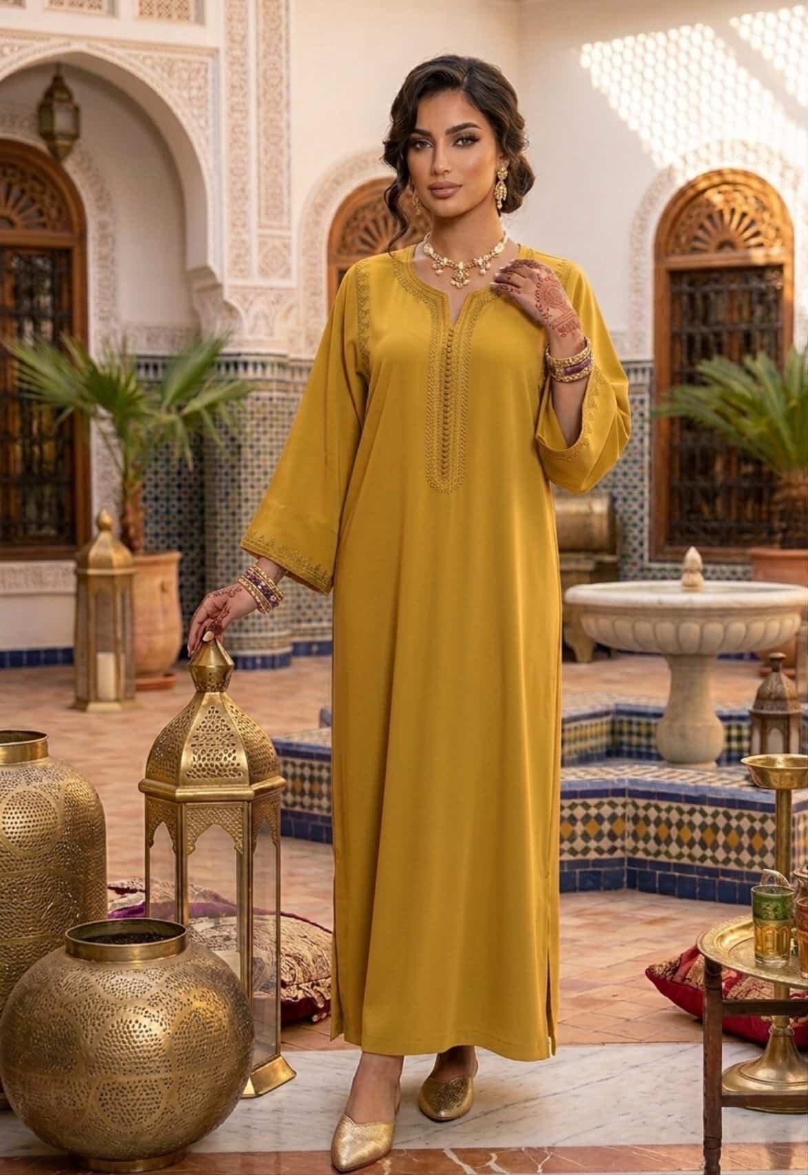 gandoura marocain