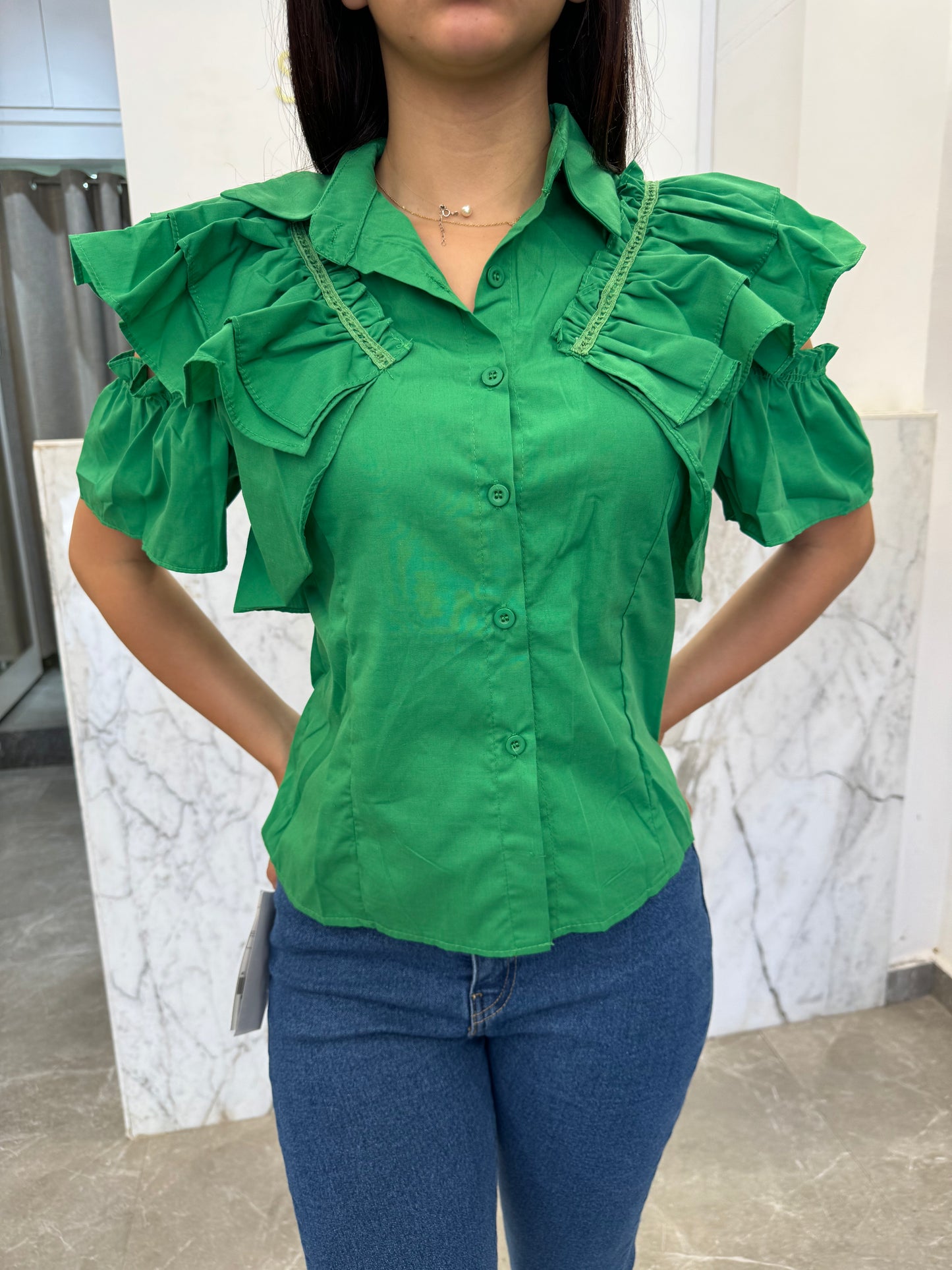 Chemise froufrou