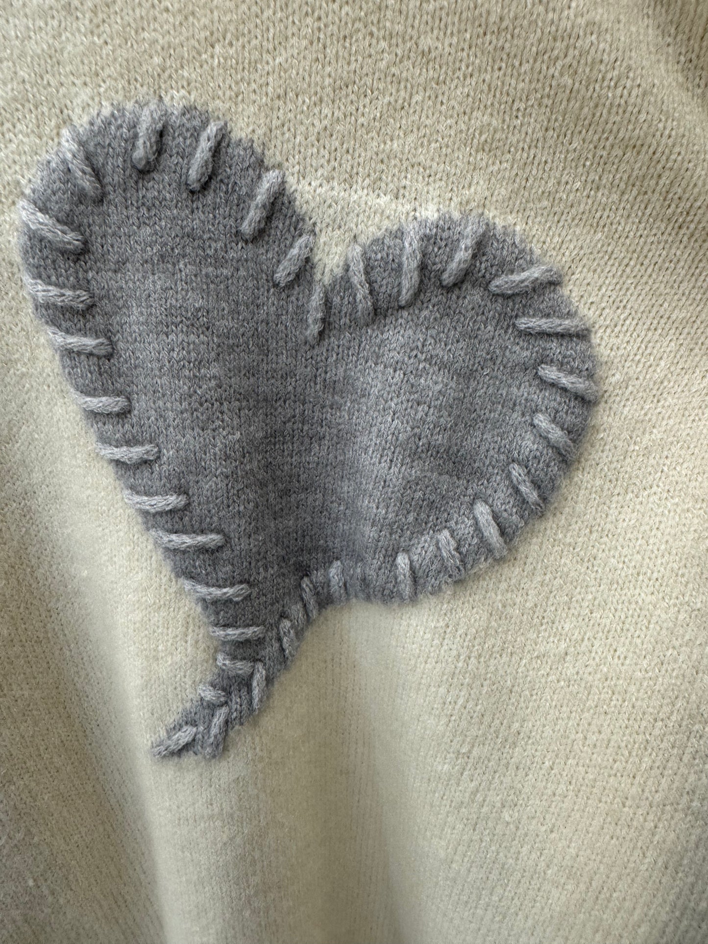 Pull bi-matière manches jean
