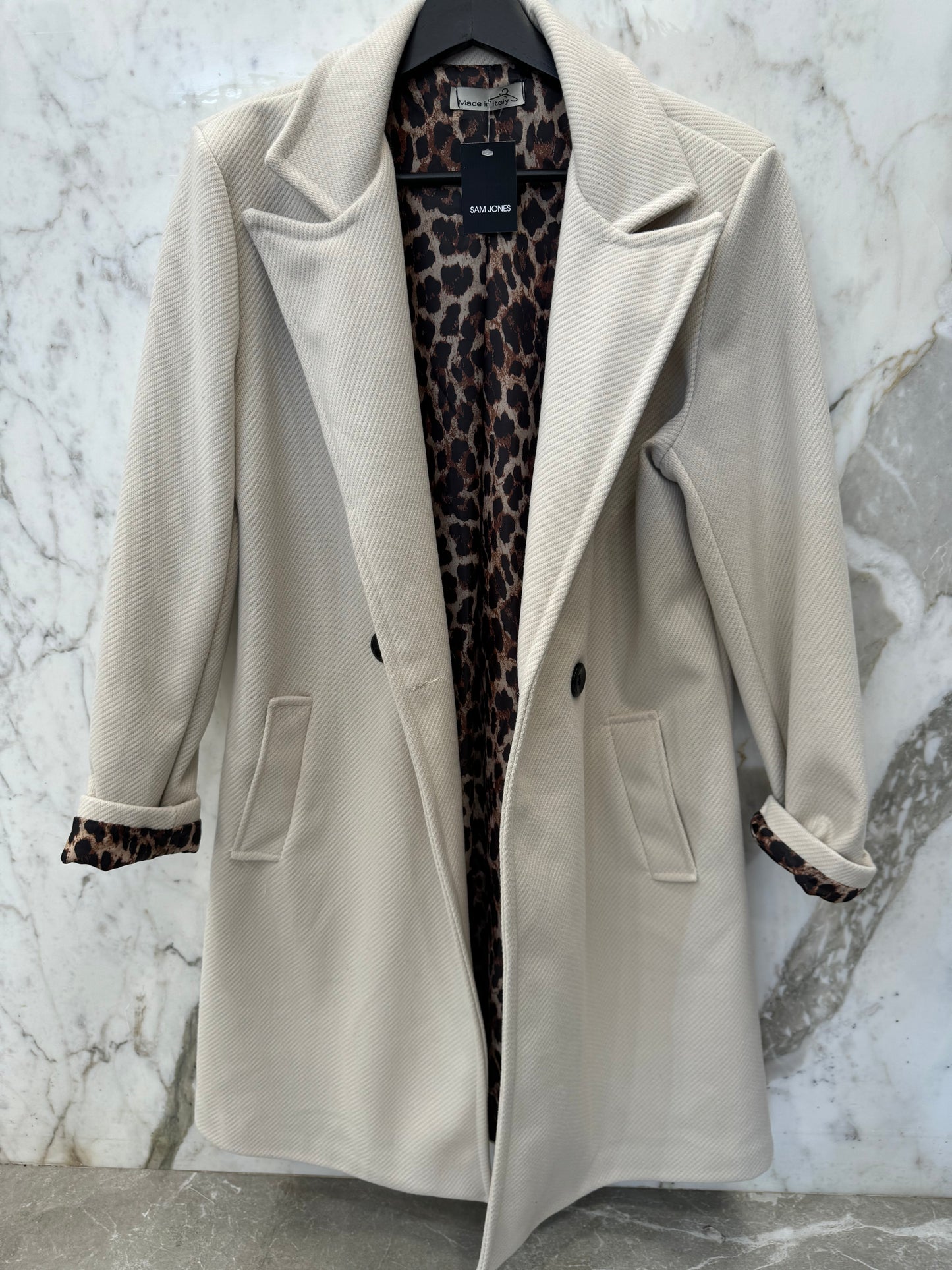 Manteau intérieur léopard