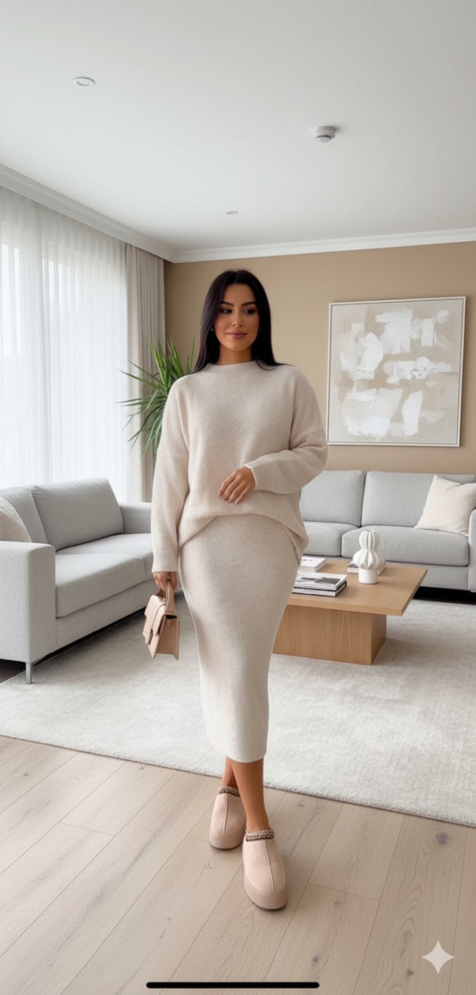 Ensemble jupe laine