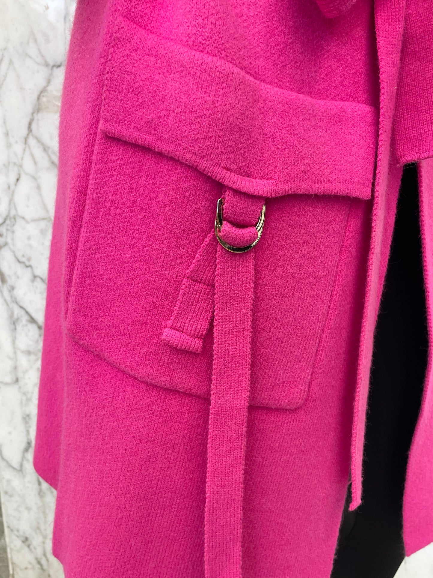 Manteau long habillé laine et cachemire