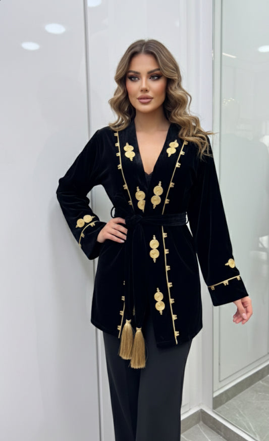 kimono velour dollars style jab