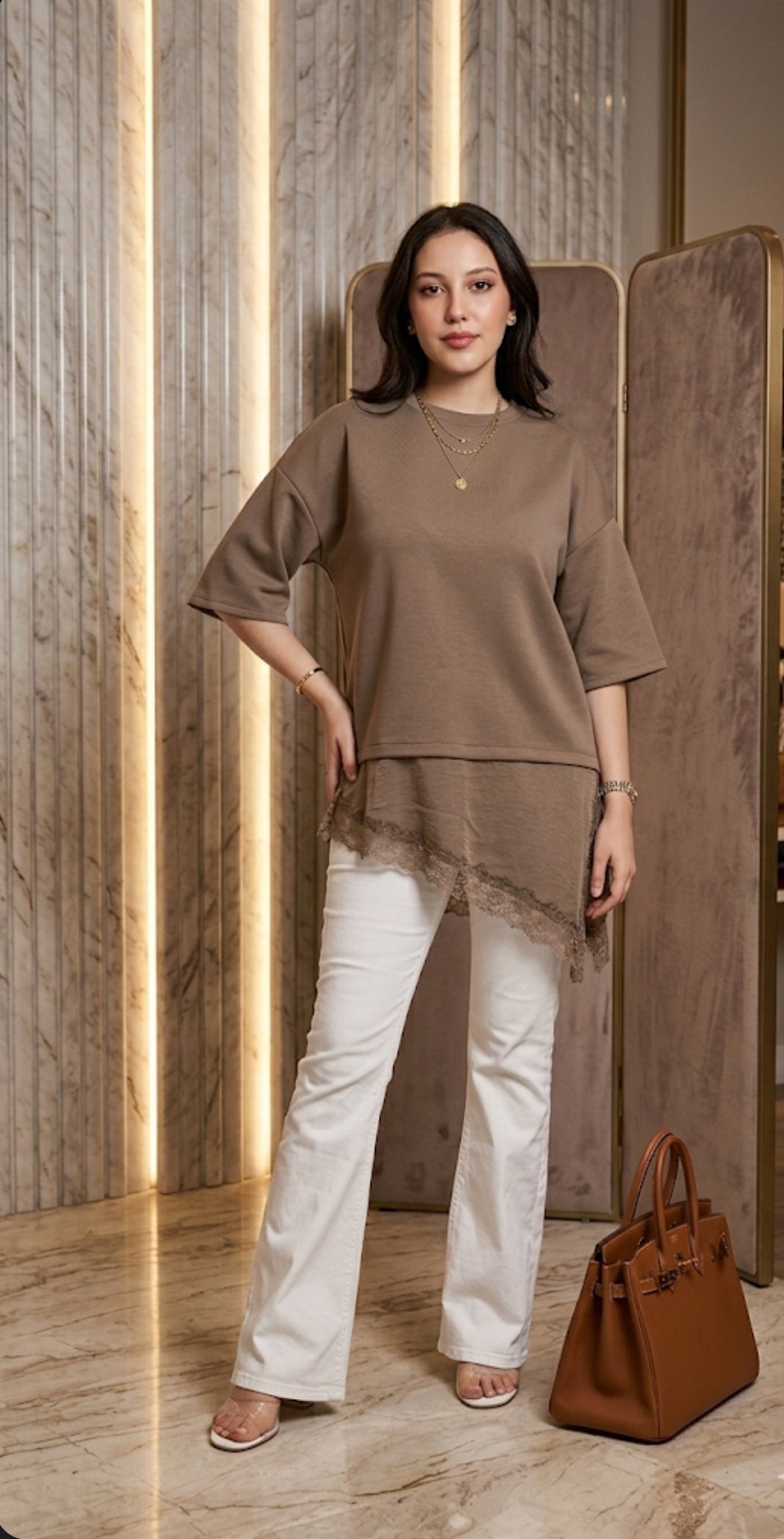 t shirt bandes en bas