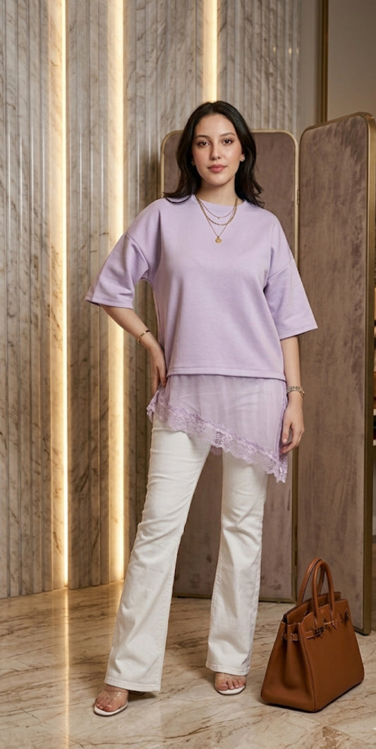 t shirt bandes en bas
