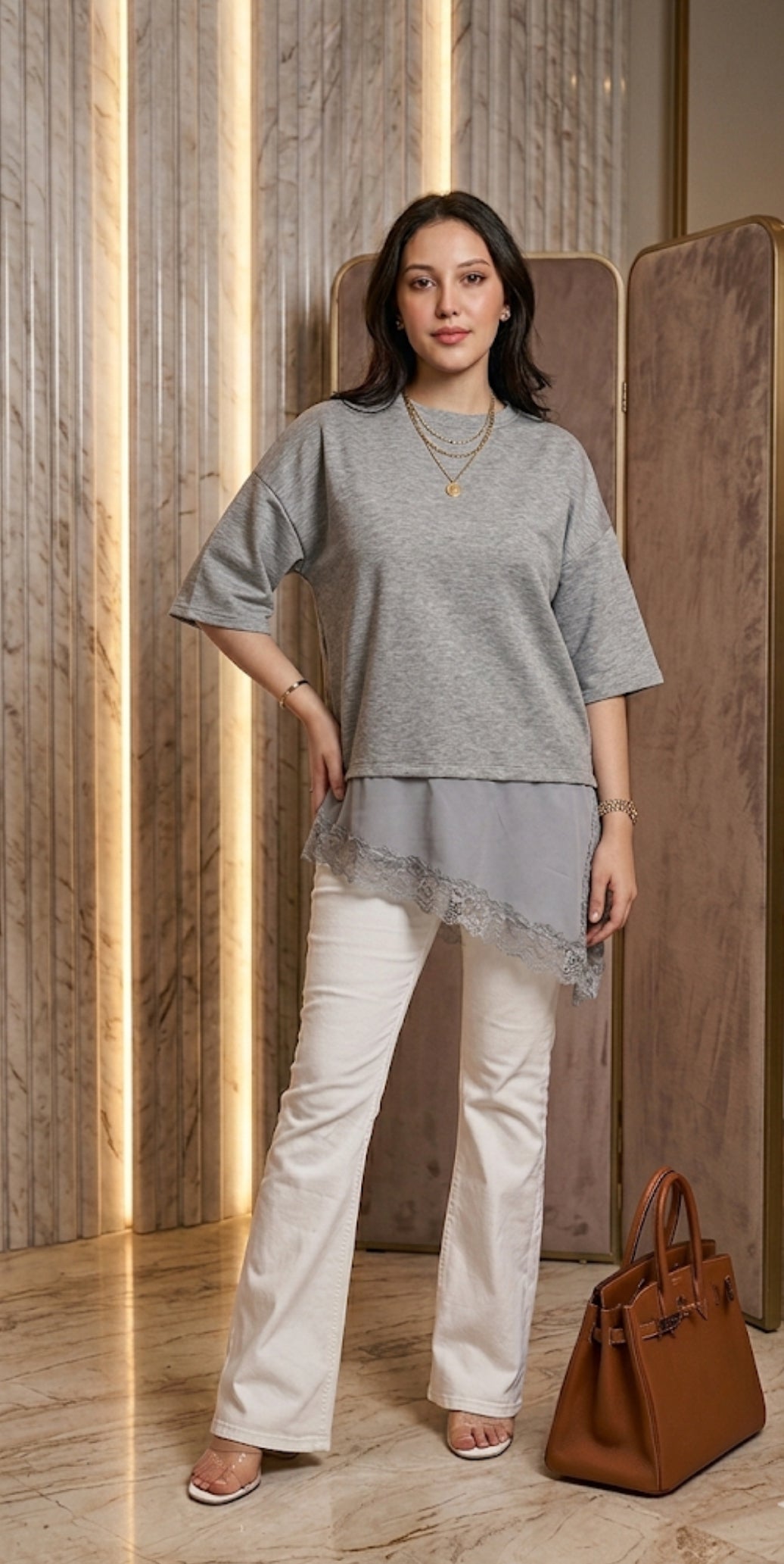 t shirt bandes en bas