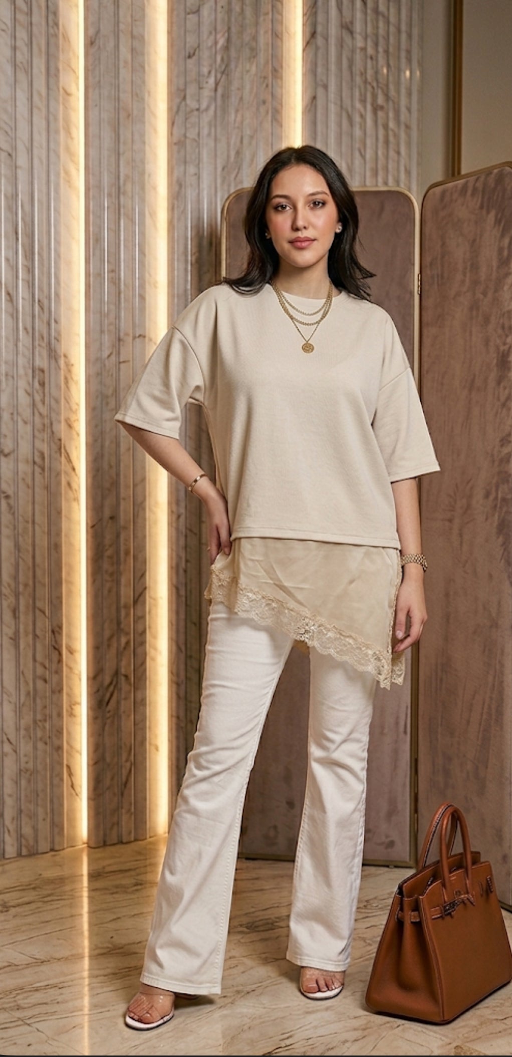 t shirt bandes en bas